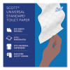 Essential Standard Roll Bathroom Tissue For Business, Septic Safe, 2-Ply, White, 550 Sheets/Roll, 80 Rolls/Carton