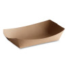 Eco Food Trays, 5 Lb Capacity, Brown, Paper, 500/Carton