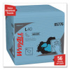 L40 Wiper, 1/4 Fold, Blue, 12.5 x 12, 56/Box, 12 Boxes/Carton