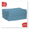 L40 Wiper, 1/4 Fold, Blue, 12.5 x 12, 56/Box, 12 Boxes/Carton