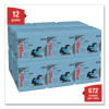 L40 Wiper, 1/4 Fold, Blue, 12.5 x 12, 56/Box, 12 Boxes/Carton