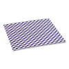 Grease-Resistant Paper Wraps And Liners, 12 X 12, Blue Check, 1,000/Box, 5 Boxes/Carton