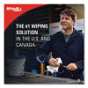 Power Clean Wipers For Solvents Wettask Customizable Wet Wiping System, Wipers Only, 9 x 15, White, 275/Roll, 2 Rolls/Carton
