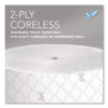 Essential Coreless Jrt, Septic Safe, 2-Ply, 3.75" x 1,150 Ft, White, 12 Rolls/Carton