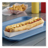 Footlong Hot Dog Tray, 10.25 x 1.5 x 1.25, White, Paper, 500/Carton