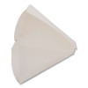 White Pizza Clamshells, 9.25 x 9 x 1.69, White, Paper, 400/Carton