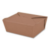 Champpak Carryout Boxes, #3, 7.75 x 5.5 x 2.5, Brown, Paper, 200/Carton
