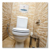 Personal Seats Sanitary Toilet Seat Covers, 15 X 18, White, 125/Pack