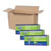 Sweeper Mop, 10 X 4.8 White Cloth Head, 46" Green/Silver Aluminum/Plastic Handle, 3/Carton