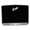 Scottfold Folded Towel Dispenser, 10.75 X 4.75 X 9, Black