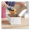White One-Piece Non-Window Bakery Boxes, 4 x 9 x 5, White, Paper, 250/Carton