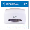Essential Coreless Jumbo Roll Tissue Dispenser, 14.25 x 6 x 9.75, White