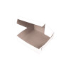 White One-Piece Non-Window Bakery Boxes, 10 x 10 x 2.5, White, Paper, 250/Carton