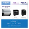 Omni Roll Towel Dispenser, 10.5 x 10 x 10, Smoke Gray