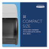 Omni Roll Towel Dispenser, 10.5 x 10 x 10, Smoke Gray