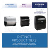 Sanitouch Hard Roll Towel Dispenser, For 1.5" Core, 12.63 x 10.2 x 16.13, Smoke