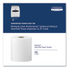 Sanitouch Hard Roll Towel Dispenser For 1.75" Core, 12.63 x 10.2 x 16.13, White