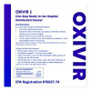 Oxivir 1 Wipes, 1-Ply, 7 x 8, 60/Canister, 12 Canisters/Carton