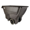 0.75 Cu Yd Structural Foam Tilt Truck, 600 Lb Capacity, Black