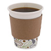 Cup Sleeves, Fits 10 Oz To 20 Oz Hot Cups, Kraft, 1,200/Carton