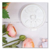Lift n' Lock Plastic Hot Cup Lids, Fits 10 Oz Hot Cups, White, 1,000/Carton