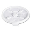 Lift n' Lock Plastic Hot Cup Lids, Fits 10 Oz Hot Cups, White, 1,000/Carton