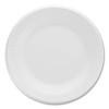 Concorde Foam Plate, 10.25" Dia, White, 125/Pack, 4 Packs/Carton