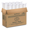 Plastic Cold Cup Lids, Fits 10 Oz Cold Cups, Translucent, 100/Pack, 10 Packs/Carton