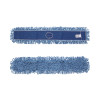 Dust Mop Head, Cotton/Synthetic Blend, 48" X 5", Blue