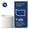 Advanced Jumbo Bath Tissue, Septic Safe, 1-Ply, 3.48" x 1,200 Ft, White, 12 Rolls/Carton