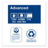 Advanced Jumbo Bath Tissue, Septic Safe, 2-Ply, 3.48" x 1,600 Ft, White, 6 Rolls/Carton