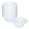 Plastic Dinnerware, Bowl, 12 Oz, White, 125/Pack