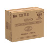 Lift n' Lock Plastic Hot Cup Lids, With Straw Slot, Fits 10 Oz To 14 Oz Hot Cups, Translucent, 100/Sleeve, 10 Sleeves/Carton