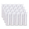 Dome-Top Sundae/Cold Cup Lids, Fits 6 Oz/8 Oz/12 Oz Cold Cups, Plastic, Clear, 50/Pack, 20 Packs/Carton