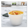 Food Containers, 12 Oz, White, Foam, 25/Bag, 20 Bags/Carton