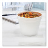 Food Containers, 12 Oz, White, Foam, 25/Bag, 20 Bags/Carton