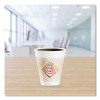 Cafe G Foam Hot/Cold Cups, 12 Oz, Brown/Red/White, 1,000/Carton