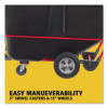 0.5 Cu Yd Brute Rotomolded Tilt Truck, 850 Lb Capacity, Black