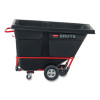 0.5 Cu Yd Brute Rotomolded Tilt Truck, 850 Lb Capacity, Black