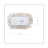 Industrial Dust Mop Head, Cotton, 12 x 5, White