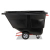 1 Cu Yd Brute Rotomolded Tilt Truck, 850 Lb Capacity, Black