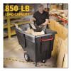 1 Cu Yd Brute Rotomolded Tilt Truck, 850 Lb Capacity, Black