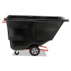 1 Cu Yd Brute Rotomolded Tilt Truck, 850 Lb Capacity, Black