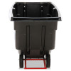 1 Cu Yd Brute Rotomolded Tilt Truck, 850 Lb Capacity, Black