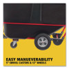 1 Cu Yd Brute Rotomolded Tilt Truck, 1,250 Lb Capacity, Black