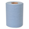 Industrial Paper Wiper, 4-Ply, 10 x 15.75, Unscented, Blue, 190 Wipes/Roll, 4 Roll/Carton