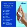 Premiere Folded Towels, 1-Ply, 7.8 x 12.4, White, 120/Pack, 25 Packs/Carton