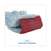 Echomop With Looped-End Wet Head, Cotton/Rayon/Synthetic, Large, Blue, 12/Carton