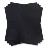 Cocktail Napkins, 1-Ply, 9 x 9, Black, 4,000/Carton