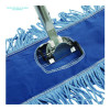Clip-On Dust Mop Frame, 18 x 5, Zinc Plated, Black